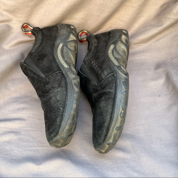 Merrill Kids Jungle Moc size 4 in Black - Picture 2 of 7